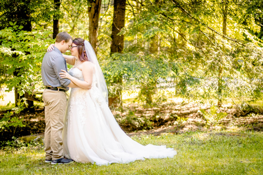 rustic outdoor wedding photo